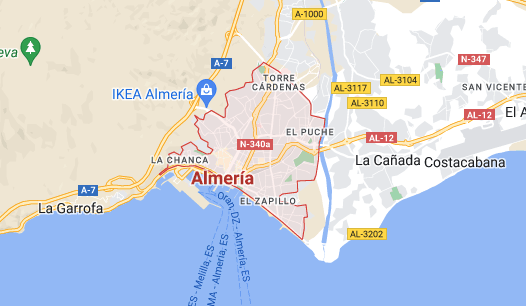mapa de almeria